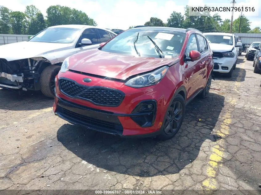 2022 Kia Sportage Nightfall Edition VIN: KNDP63AC8N7961516 Lot: 39966787