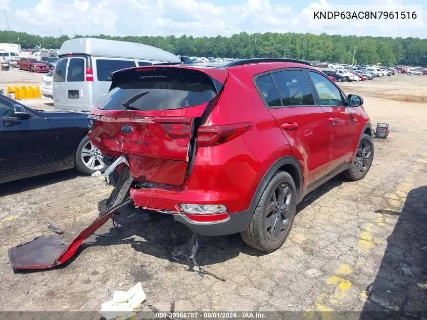 2022 Kia Sportage Nightfall Edition VIN: KNDP63AC8N7961516 Lot: 39966787