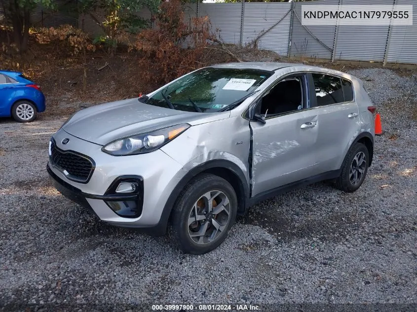 2022 Kia Sportage Lx VIN: KNDPMCAC1N7979555 Lot: 39997900