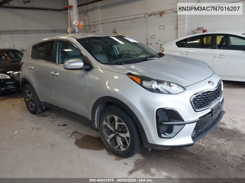 2022 Kia Sportage Lx VIN: KNDPM3AC7N7016207 Lot: 40021975