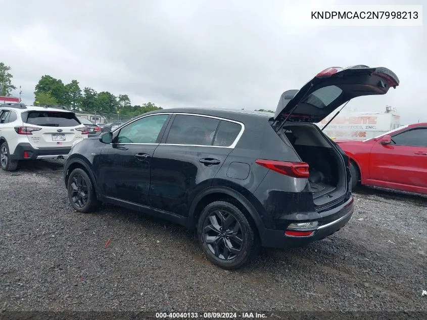 KNDPMCAC2N7998213 2022 Kia Sportage Lx