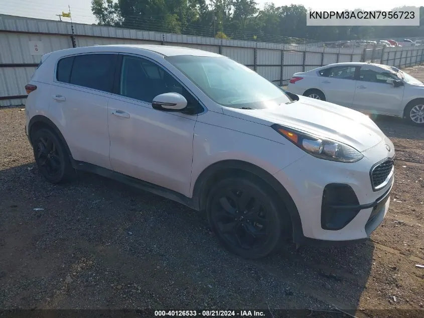 2022 Kia Sportage Lx VIN: KNDPM3AC2N7956723 Lot: 40126533