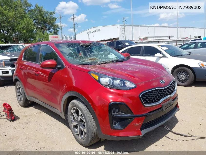 KNDPM3AC1N7989003 2022 Kia Sportage Lx