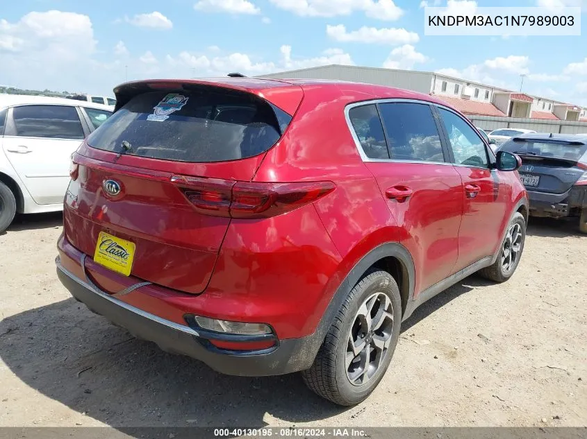 KNDPM3AC1N7989003 2022 Kia Sportage Lx