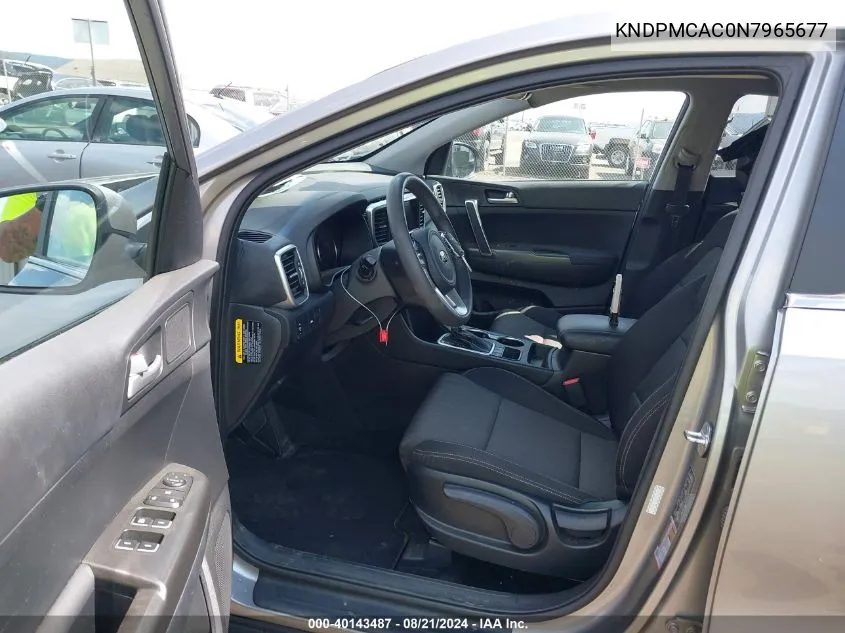 KNDPMCAC0N7965677 2022 Kia Sportage Lx