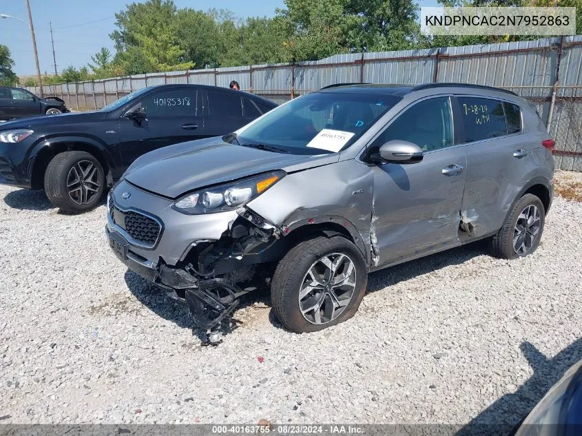 KNDPNCAC2N7952863 2022 Kia Sportage Ex