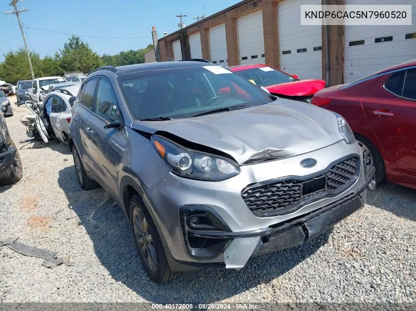 KNDP6CAC5N7960520 2022 Kia Sportage Nightfall Edition