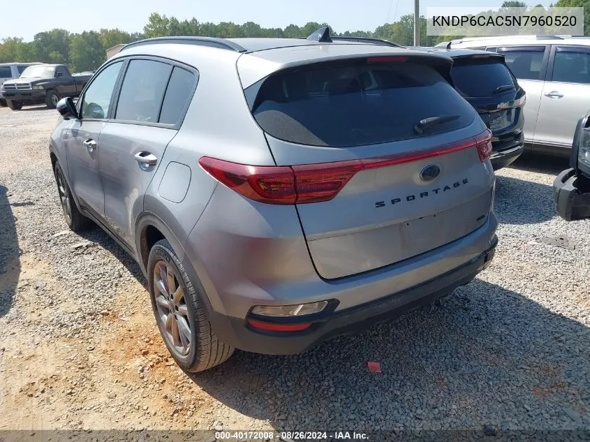 2022 Kia Sportage Nightfall Edition VIN: KNDP6CAC5N7960520 Lot: 40172008