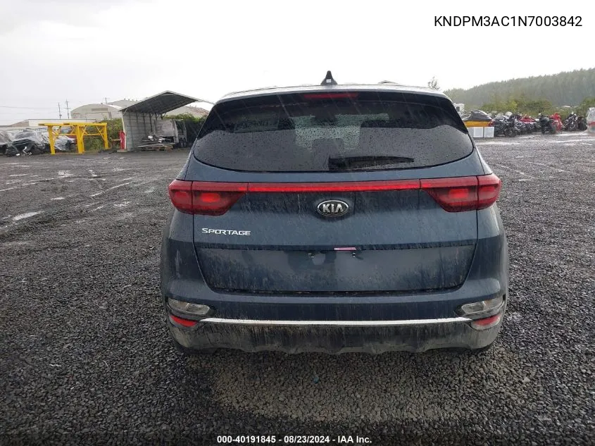 KNDPM3AC1N7003842 2022 Kia Sportage Lx