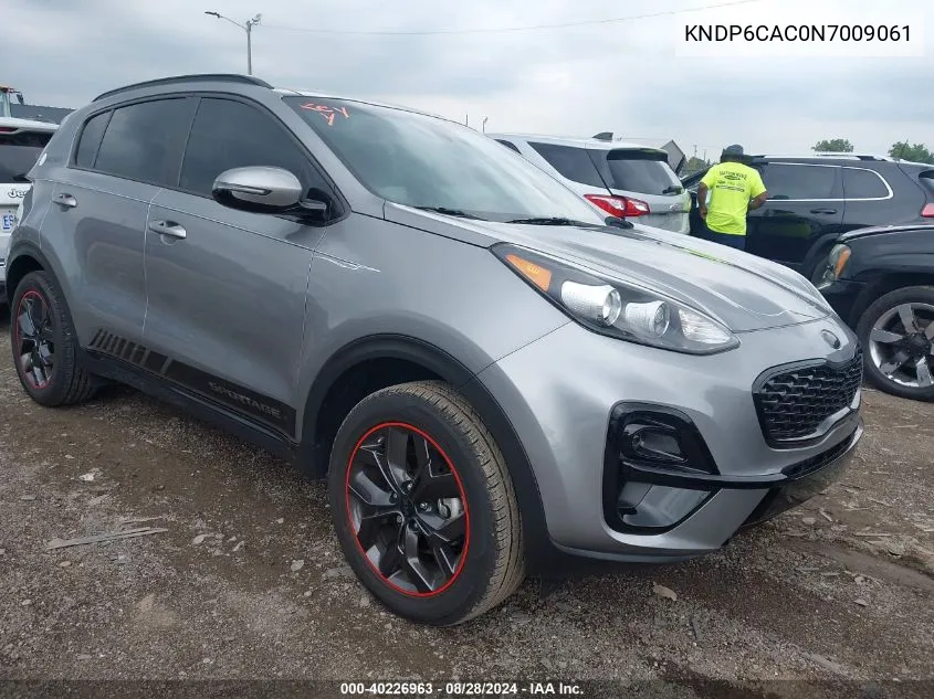 KNDP6CAC0N7009061 2022 Kia Sportage Nightfall Edition