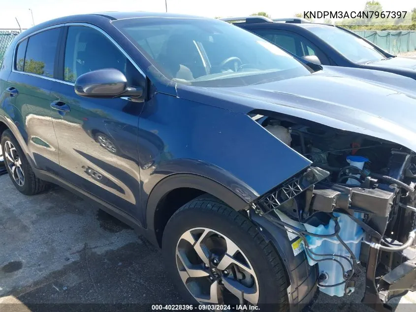 2022 Kia Sportage Lx VIN: KNDPM3AC4N7967397 Lot: 40228396