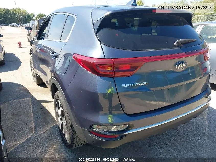 2022 Kia Sportage Lx VIN: KNDPM3AC4N7967397 Lot: 40228396