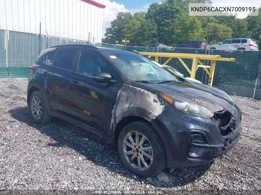 2022 Kia Sportage Nightfall Edition VIN: KNDP6CACXN7009195 Lot: 40228896