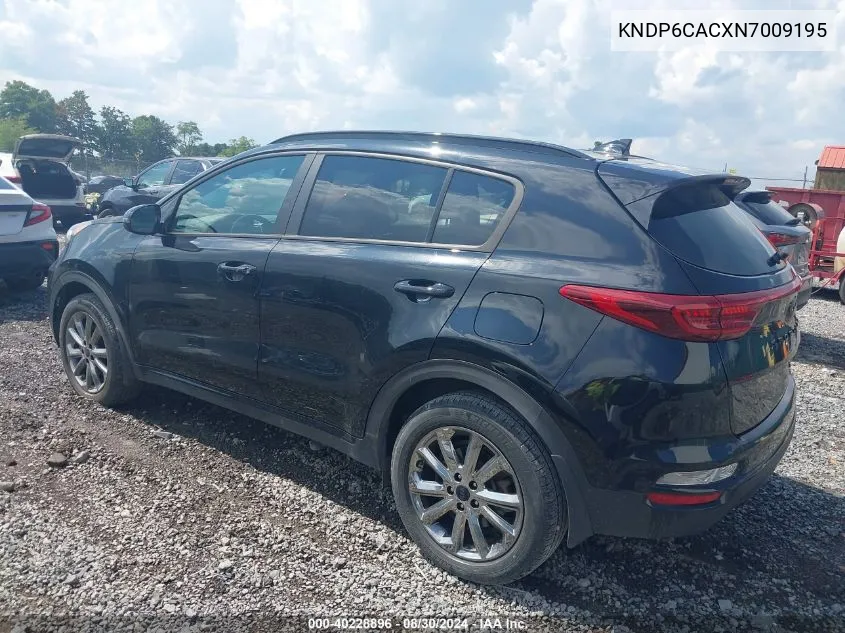 2022 Kia Sportage Nightfall Edition VIN: KNDP6CACXN7009195 Lot: 40228896