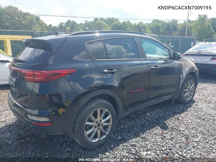 2022 Kia Sportage Nightfall Edition VIN: KNDP6CACXN7009195 Lot: 40228896