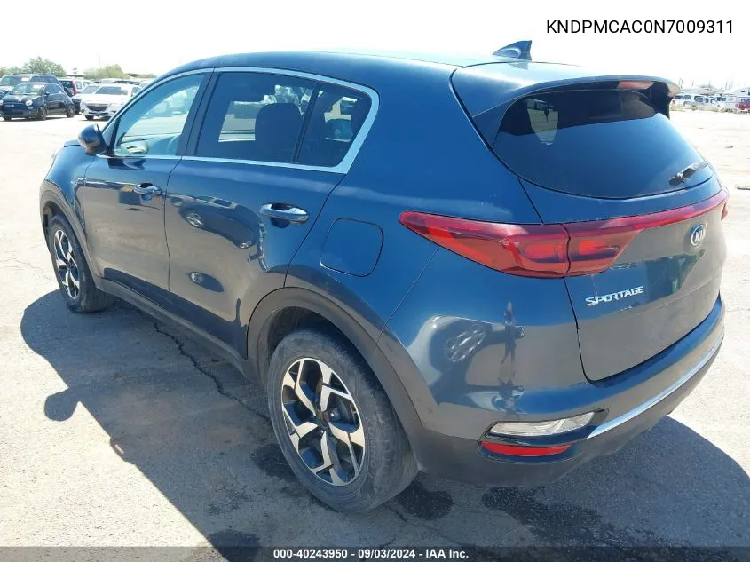 KNDPMCAC0N7009311 2022 Kia Sportage Lx