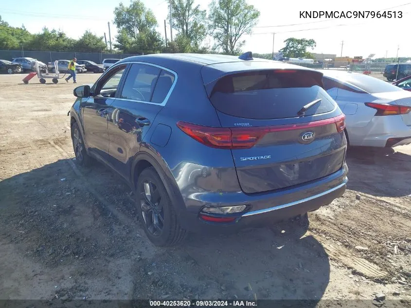 2022 Kia Sportage Lx VIN: KNDPMCAC9N7964513 Lot: 40253620