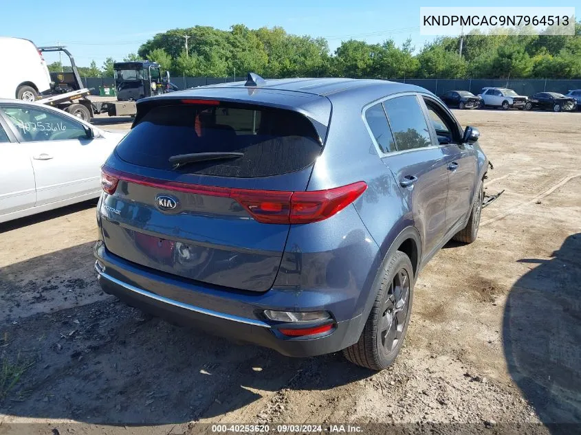 KNDPMCAC9N7964513 2022 Kia Sportage Lx