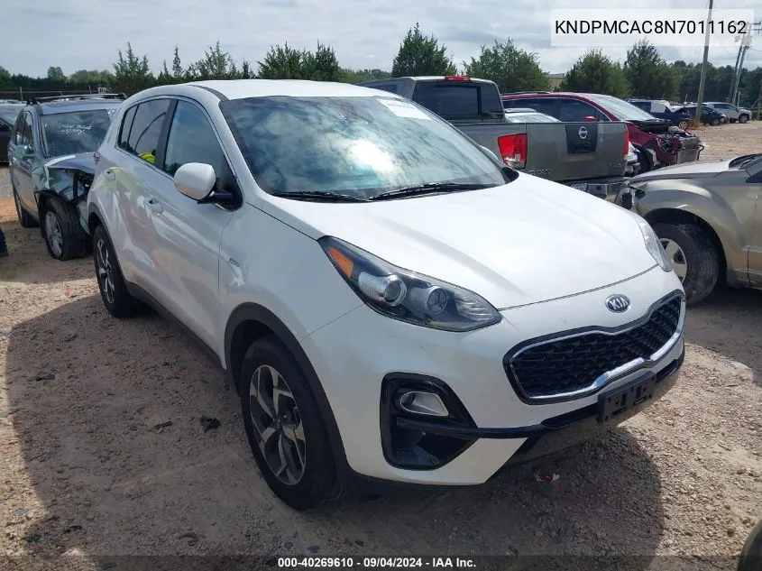 2022 Kia Sportage Lx VIN: KNDPMCAC8N7011162 Lot: 40269610