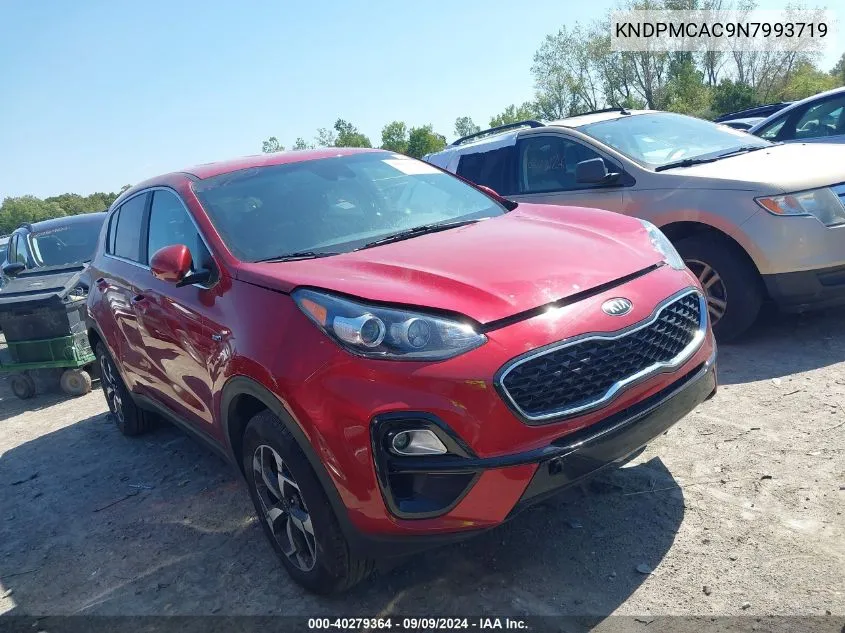 2022 Kia Sportage Lx VIN: KNDPMCAC9N7993719 Lot: 40279364