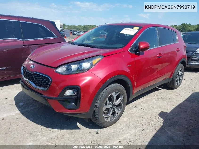 2022 Kia Sportage Lx VIN: KNDPMCAC9N7993719 Lot: 40279364