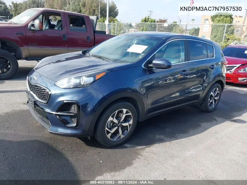 2022 Kia Sportage Lx VIN: KNDPM3AC7N7957530 Lot: 40315563