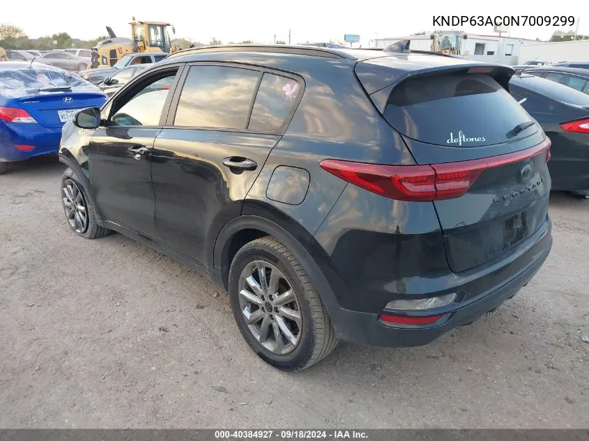 2022 Kia Sportage Nightfall Edition VIN: KNDP63AC0N7009299 Lot: 40384927