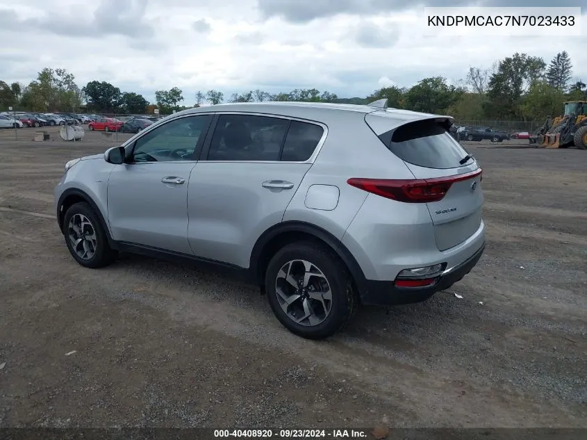 2022 Kia Sportage Lx VIN: KNDPMCAC7N7023433 Lot: 40408920