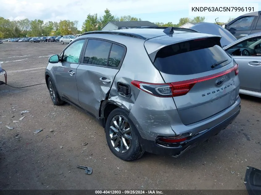 KNDP63AC5N7996191 2022 Kia Sportage Nightfall Edition