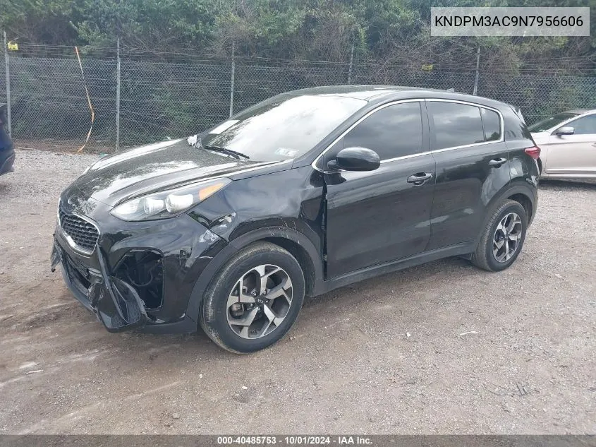 2022 Kia Sportage Lx VIN: KNDPM3AC9N7956606 Lot: 40485753