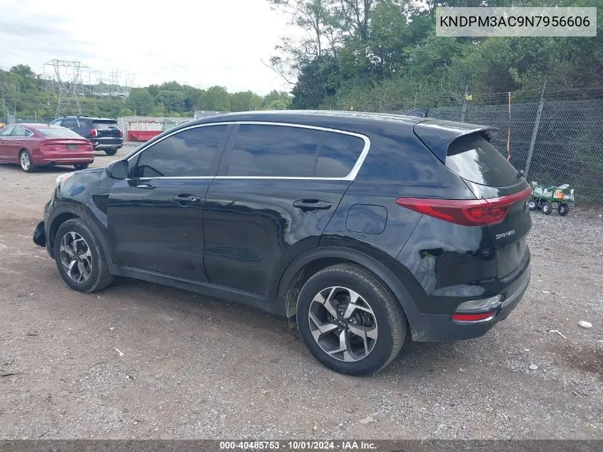 2022 Kia Sportage Lx VIN: KNDPM3AC9N7956606 Lot: 40485753