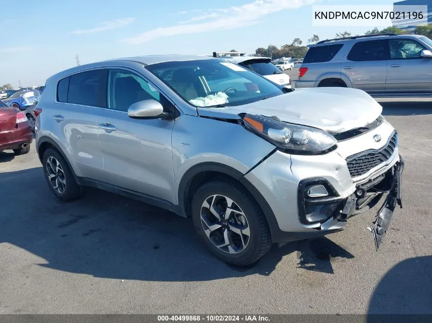 2022 Kia Sportage Lx VIN: KNDPMCAC9N7021196 Lot: 40499868