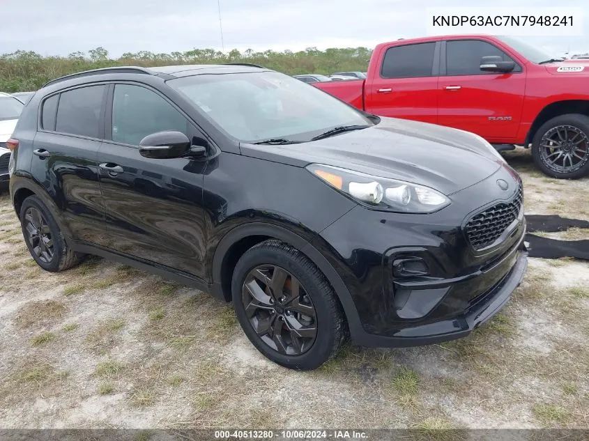 KNDP63AC7N7948241 2022 Kia Sportage S