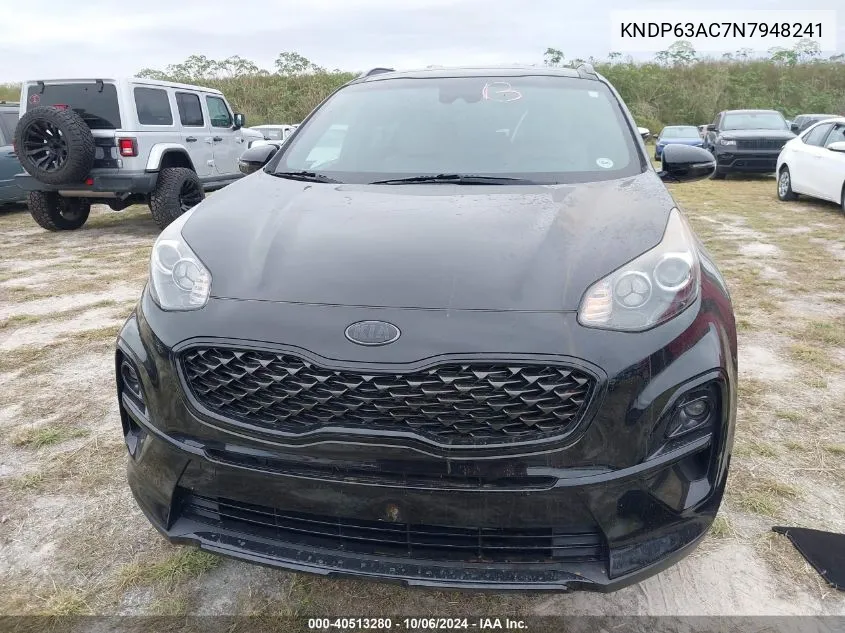 KNDP63AC7N7948241 2022 Kia Sportage S