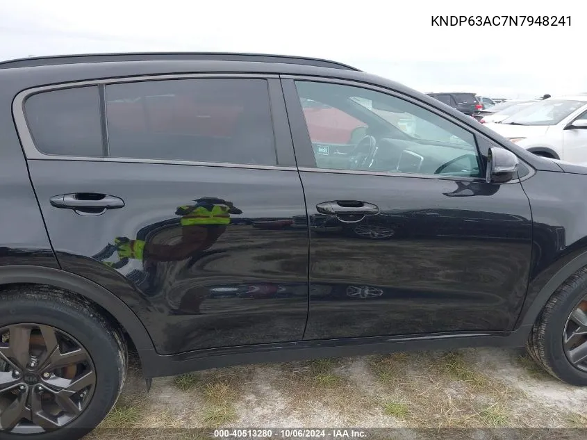 2022 Kia Sportage S VIN: KNDP63AC7N7948241 Lot: 40513280