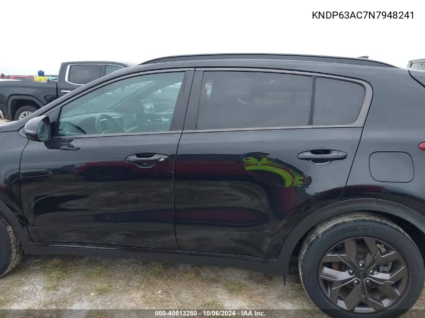 2022 Kia Sportage S VIN: KNDP63AC7N7948241 Lot: 40513280