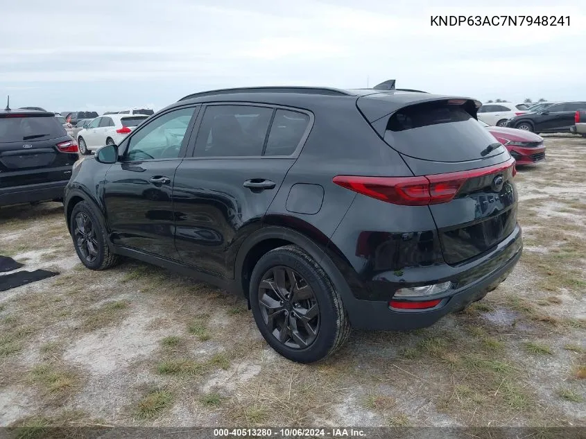 KNDP63AC7N7948241 2022 Kia Sportage S