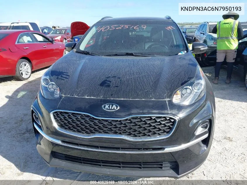 KNDPN3AC6N7950193 2022 Kia Sportage Ex