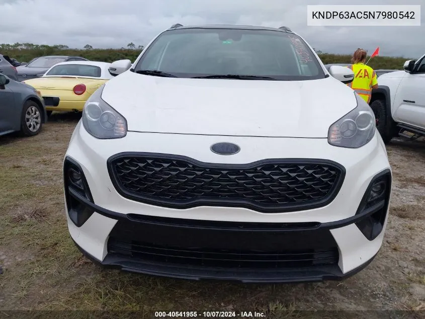 2022 Kia Sportage Nightfall Edition VIN: KNDP63AC5N7980542 Lot: 40541955