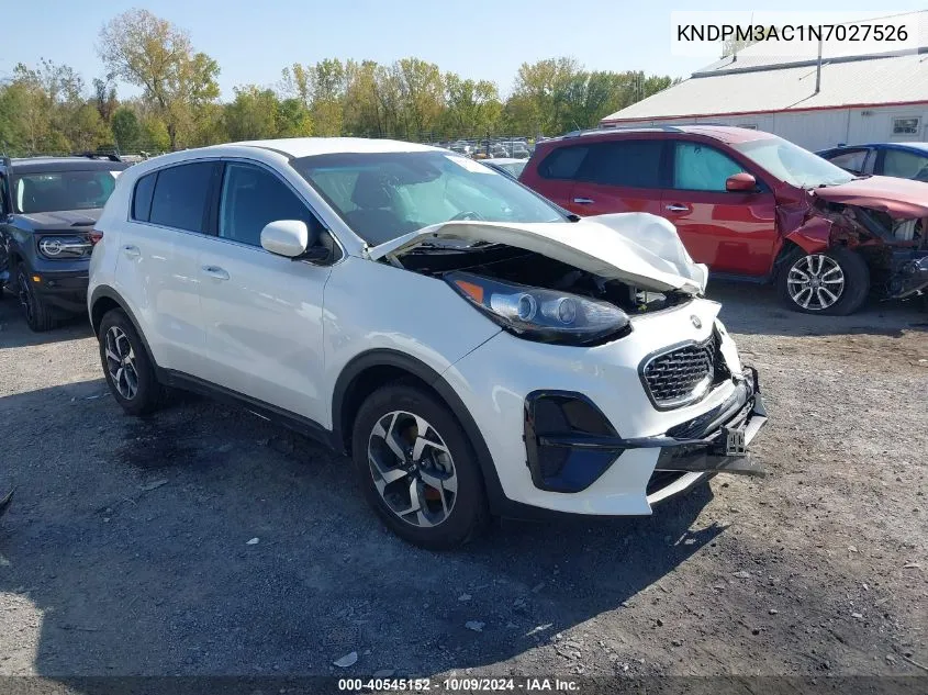 KNDPM3AC1N7027526 2022 Kia Sportage Lx