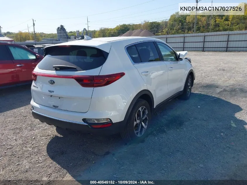 KNDPM3AC1N7027526 2022 Kia Sportage Lx