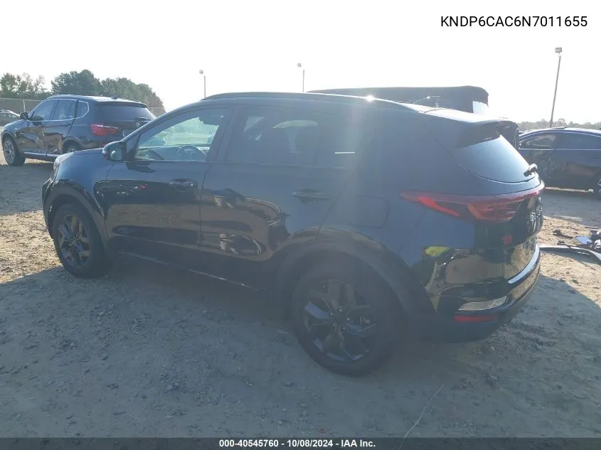 2022 Kia Sportage S VIN: KNDP6CAC6N7011655 Lot: 40545760