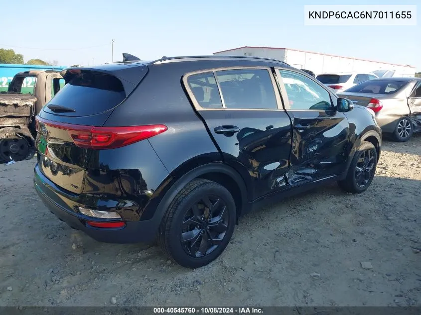 2022 Kia Sportage S VIN: KNDP6CAC6N7011655 Lot: 40545760