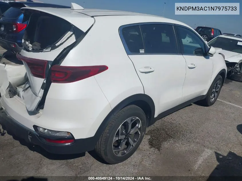 2022 Kia Sportage Lx VIN: KNDPM3AC1N7975733 Lot: 40549124