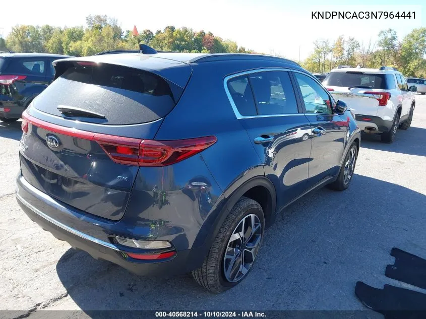 KNDPNCAC3N7964441 2022 Kia Sportage Ex