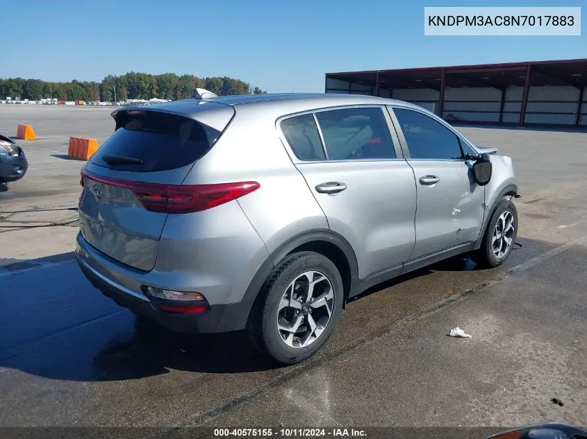 KNDPM3AC8N7017883 2022 Kia Sportage Lx