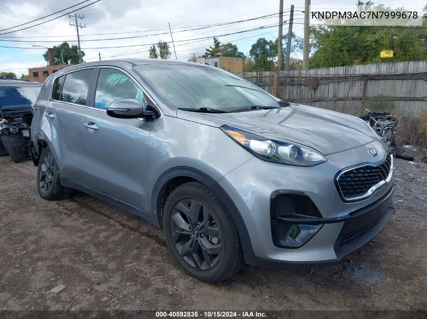 2022 Kia Sportage Lx VIN: KNDPM3AC7N7999678 Lot: 40592835