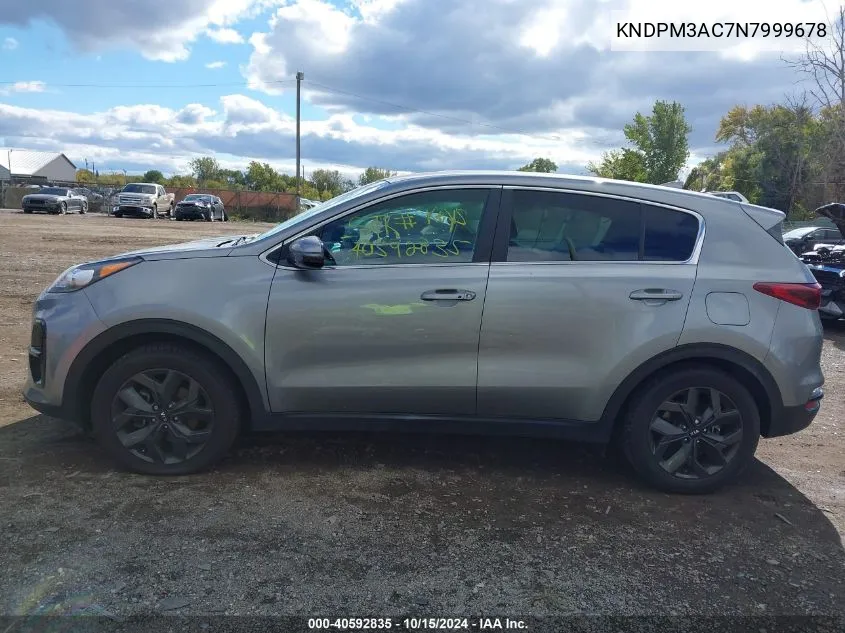 2022 Kia Sportage Lx VIN: KNDPM3AC7N7999678 Lot: 40592835