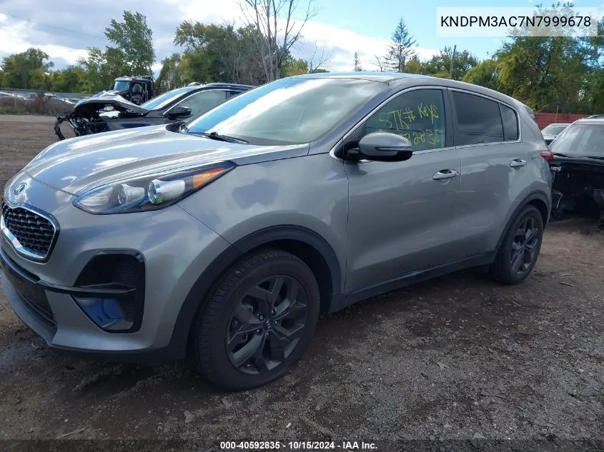 2022 Kia Sportage Lx VIN: KNDPM3AC7N7999678 Lot: 40592835