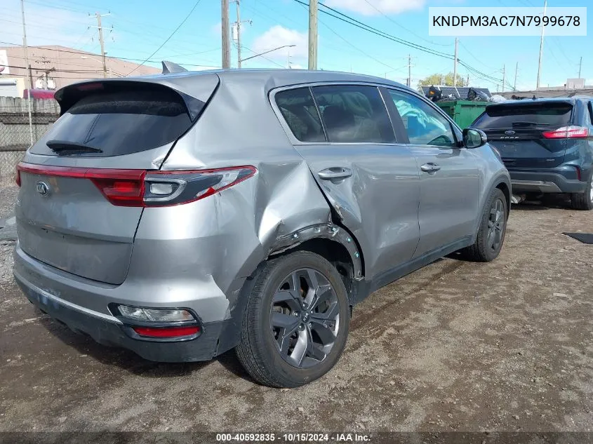 2022 Kia Sportage Lx VIN: KNDPM3AC7N7999678 Lot: 40592835